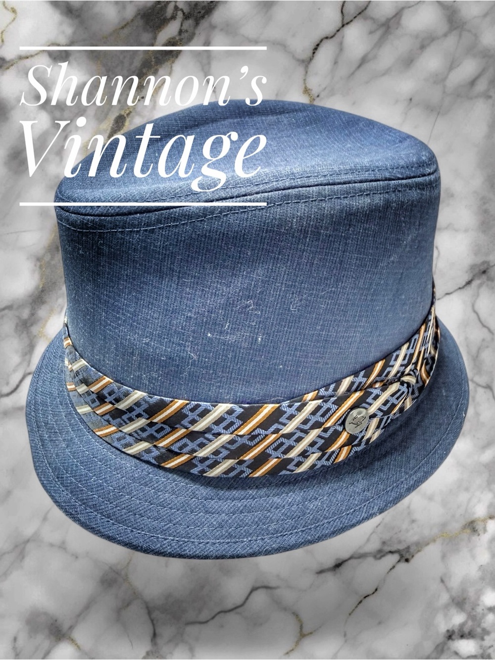 Peter Grimm men’s sz L/XL Cotton Fedora Hat